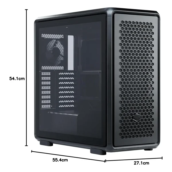 Cooler Master MasterFrame 600 MF600-KGNN-S00 Fanlı Siyah E-ATX Oyuncu Kasası - Görsel 8