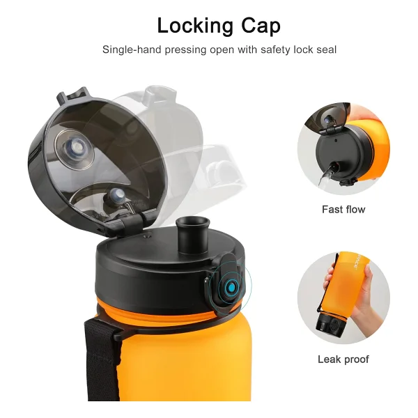 Uzspace 3026-3 Turuncu 500 Ml Matara - Görsel 5