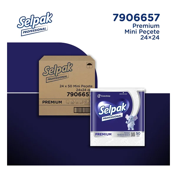 Selpak Professional Peçete Mini 50 Yaprak 24'lü - Görsel 6