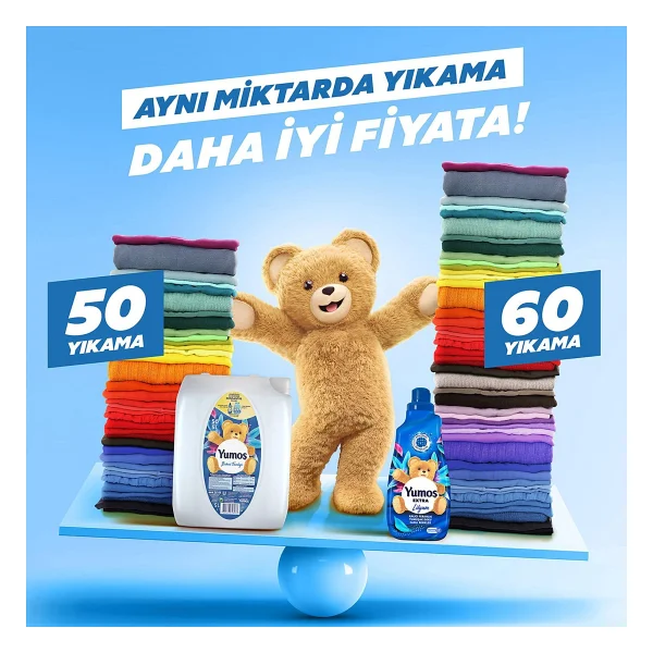 Yumoş Bahar Tazeliği Yumuşatıcı 50 Yıkama 5 Lt - Görsel 5
