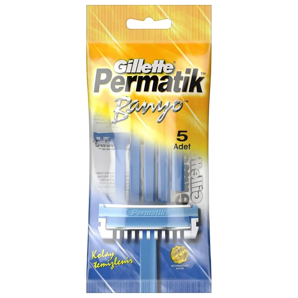 Gillette Permatik Banyo Kullan At 5'li Tıraş Bıçağı - Görsel 2
