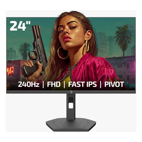 Gamepower Lunis L25 24'' 0.5 ms Full HD Pivot IPS 240 Hz Oyuncu Monitörü - Görsel 2