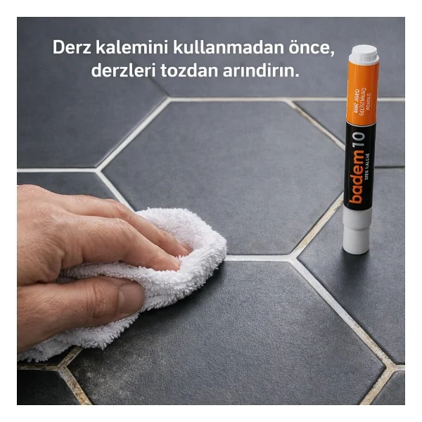 Derz Kalemi Hızlı Kuruyan Su Bazlı Kokusuz Kalıcı Fayans Yenileme 3 Adet - Görsel 3