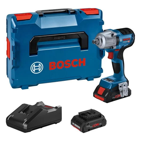 Bosch Gds 18v-450 PC Çift Akülü 4 Ah Darbeli Somun Sıkma Makinesi - Görsel 2