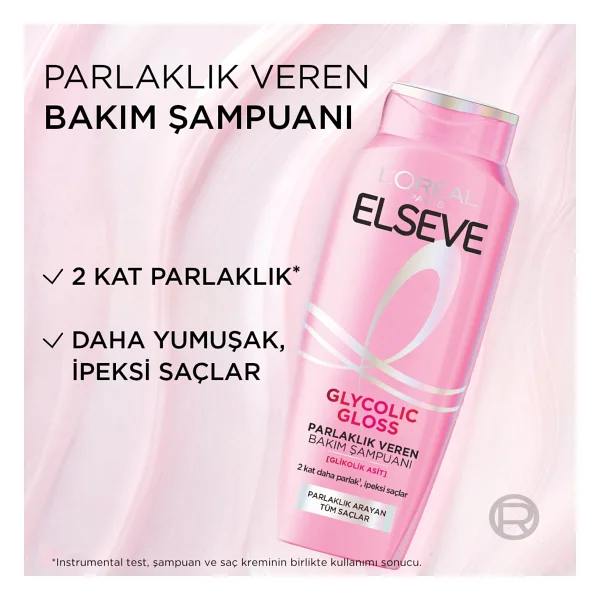 L 'oreal Paris Elseve Glycolic Gloss Parlaklık Veren 300 Ml Şampuan - Görsel 5