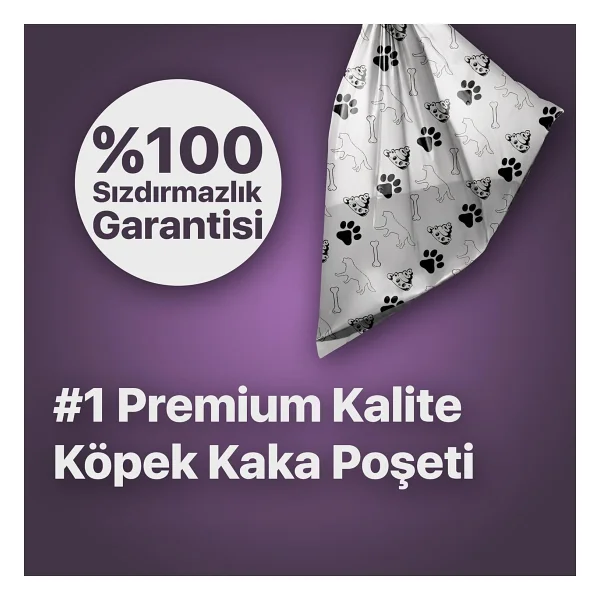 Mösta UBPet Kokulu Köpek Kaka Poşeti - 120'li Paket (8 Rulo), Dayanıklı, Sızdırmaz (33 x 22 cm) - Görsel 2