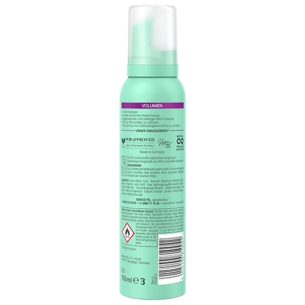 Taft Volume No:3 150 Ml 2 Adet Saç Şekillendirici Köpük - Görsel 4
