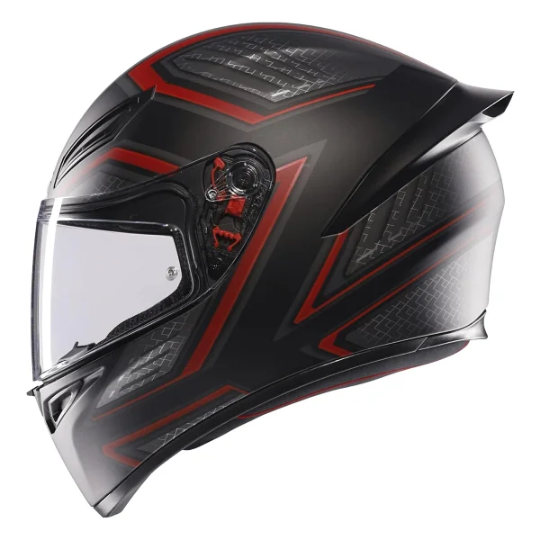 Agv K1 S Mat Siyah Full Face Motor Kaskı - Görsel 5