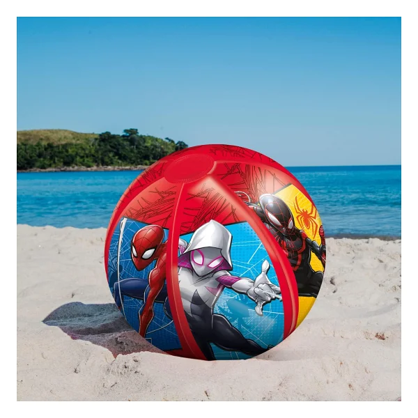 Spiderman Plaj Topu 50 Cm Kırmızı - Görsel 3