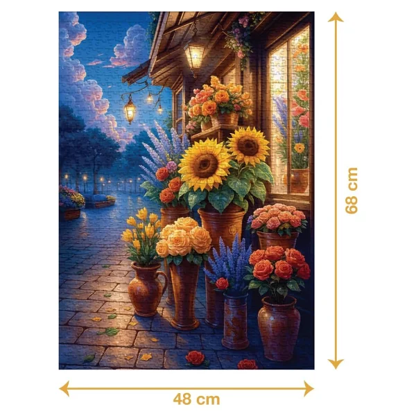CA Games Çiçekçi Dükkanı 1000 Parça Puzzle 7096 - Görsel 2