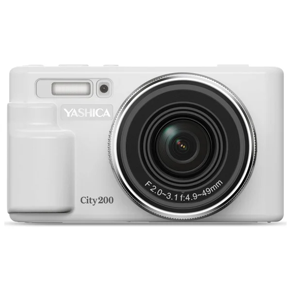 Yashica City 100 Beyaz Dijital Fotoğraf Makinesi - Görsel 3
