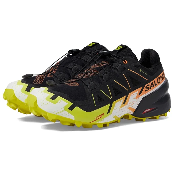 Salomon Speedcross 6 Gore-Tex L47465400 Siyah-Sarı Erkek Koşu Ayakkabısı - Görsel 3