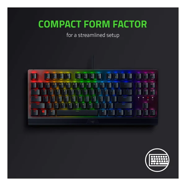 Razer BlackWidow V3 TKL RGB Yellow Switch Kablolu Mekanik Oyuncu Klavyesi - Görsel 6
