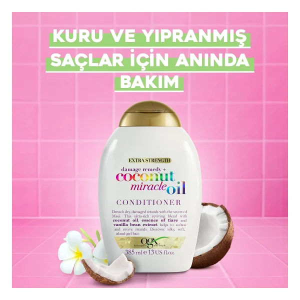 Ogx Coconut Miracle Oil 385 Ml Saç Kremi - Görsel 2