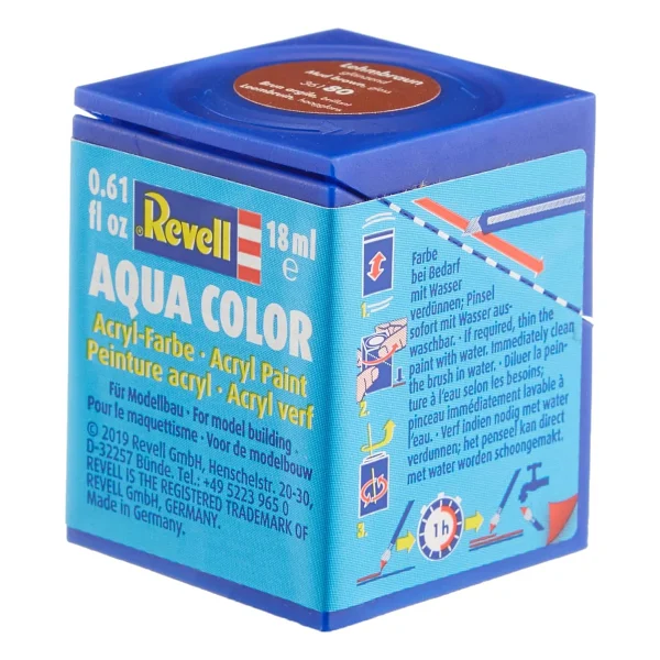 Revell - Su Bazlı Maket Boyası Çamur Kahvesi Parlak 18 Ml (36180) - Görsel 2