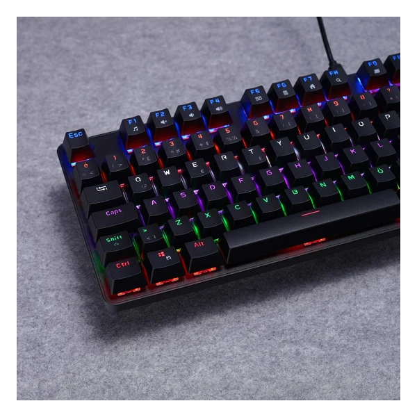 Everest Lumos KB-MK1 Siyah Blue Switch Kablolu Mekanik Oyuncu Klavyesi - Görsel 6