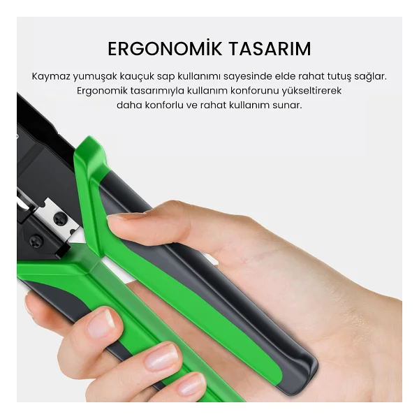Veggieg Rj45 Ethernet Rj11 Telefon Soket Jack Sıkma Pensesi - Görsel 6