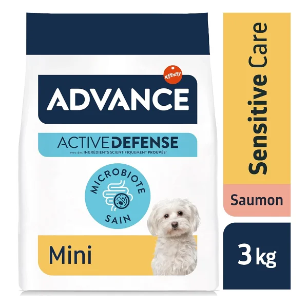 Advance Mini Sensitive Somonlu 3 Kg Küçük Irk Yetişkin Köpek Maması - Görsel 2