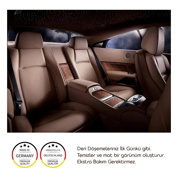 Mole Deri Döşeme Temizleyici 500ml (Mat Görünüm) Leather Cleaner (Matte Look) - Görsel 3
