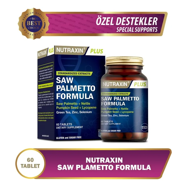 Nutraxin Saw Palmetto Formula 60 Tablet - Görsel 3