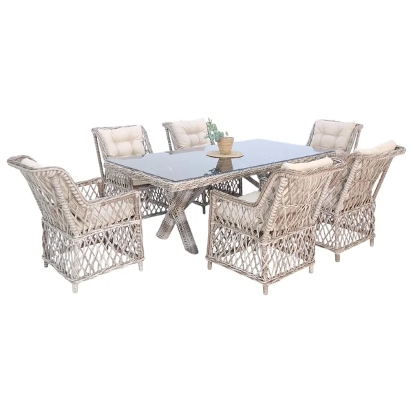 Rehome Alaska 43 100x200 Cm Rattan Bahçe & Balkon Takımı - Görsel 4