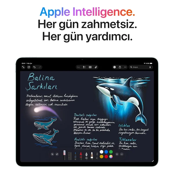 iPad Air M4 Wi-Fi 128 GB 13" Mh5n4tu/A Uzay Grisi Tablet - Görsel 4