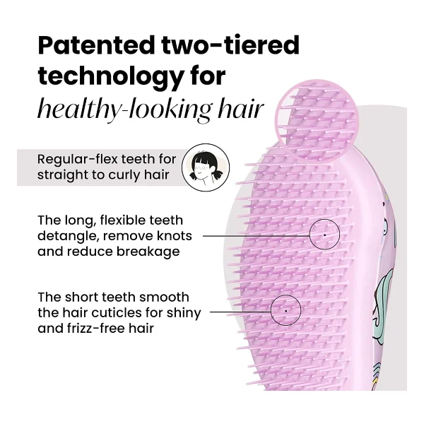 Tangle Teezer The Original Mini Rainbow Unicorn Çocuk Saç Fırçası - Görsel 3