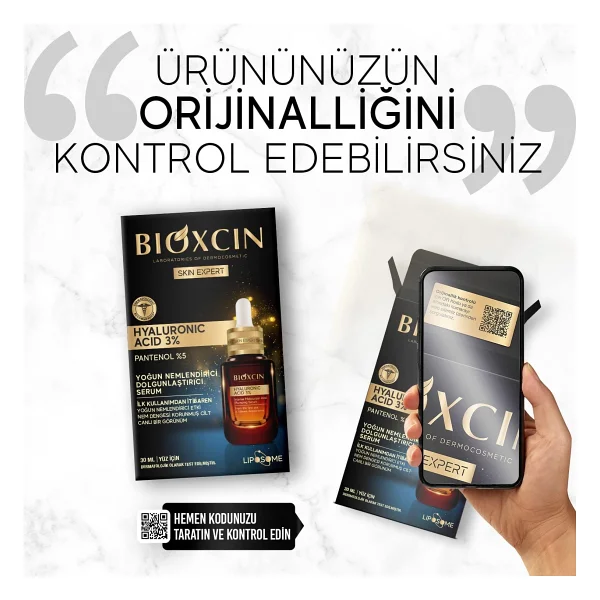 Bioxcin Yoğun Nemlendirici Dolgunlaştırıcı Hlaluronic Acid Serum 30 Ml - Görsel 4