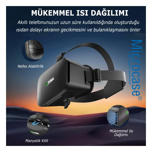 Microcase Vrpark V6 3d Sanal Gerçeklik Gözlüğü-Al4740 - Görsel 7