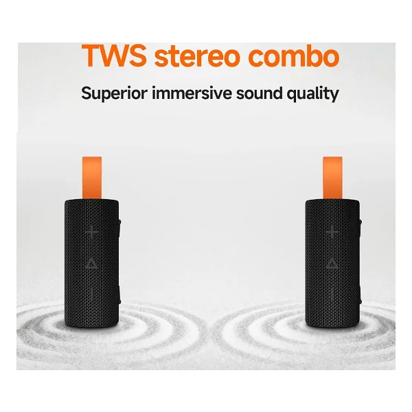 Xiaomi Sound Pocket Siyah Bluetooth Hoparlör - Görsel 9