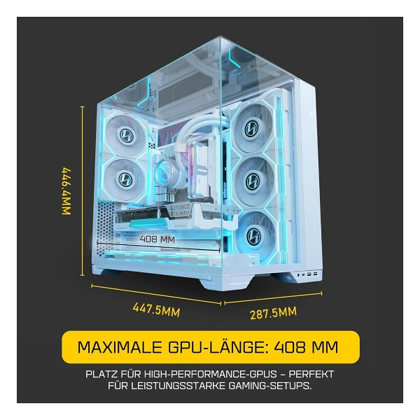 Lian Li O11 Vision Compact Fansız E-Atx Oyuncu Kasası - Görsel 6