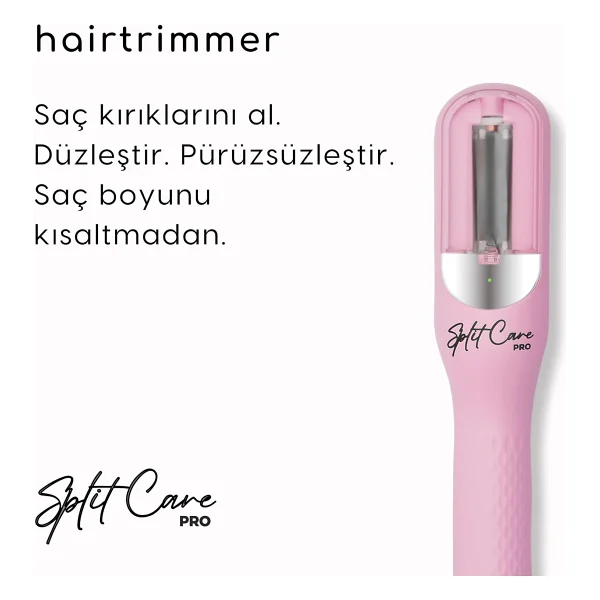 Splitcare Pro Saç Kırık Alma Makinesi Şarjlı Kablosuz - Görsel 7