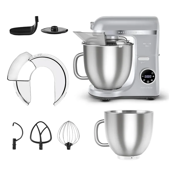 Karaca Mastermaid Chef Ultra D 2000 W Silver 7 lt Hamur Yoğurma Makinesi - Görsel 4