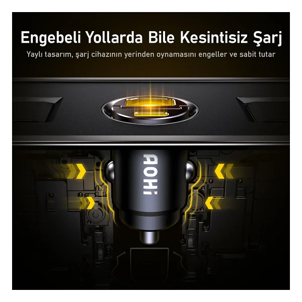 Aohi Superauto 65 W Hızlı Araç Şarj Aleti - Görsel 5