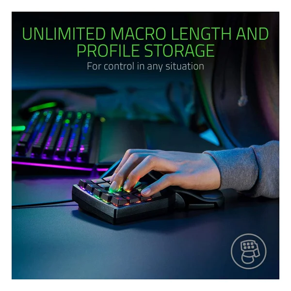 Razer Tartarus Pro Analog Optical Switch Kablolu Oyuncu Klavyesi - Görsel 7