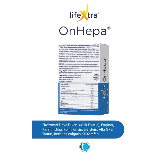 Lifextra OnHepa 30 Yumuşak Kapsül - Görsel 6