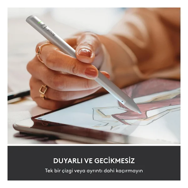 Logitech Crayon USB-C 914-000074 iPad Tablet Kalemi - Görsel 3