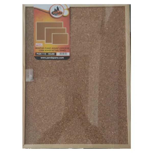 Panda PAN115 45 X 60 Ahşap Çerçeveli Mantar Pano - Görsel 2