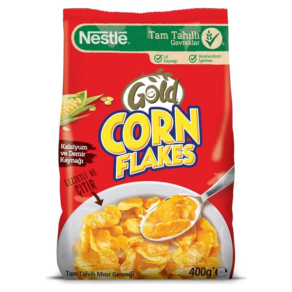 Nestle Gold Corn Flakes Mısır Gevreği 650 Gr - Görsel 9