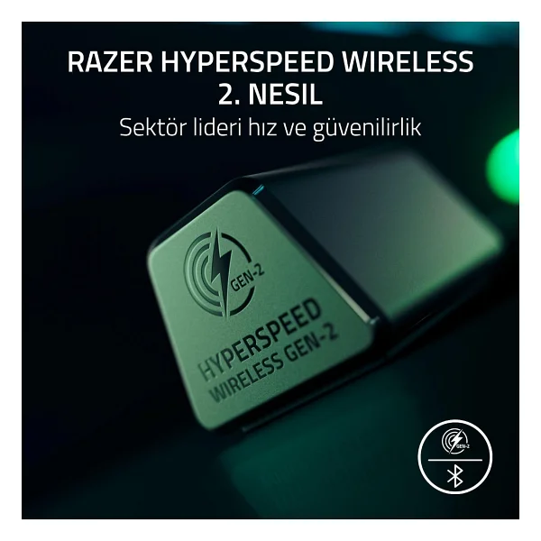 Razer Blackshark V3 Pro 7.1 USB Kablolu/Kablosuz Kulak Üstü Oyuncu Kulaklığı - Görsel 4