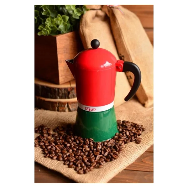 Taşev T1197 Adamo 6 Fincan Moka Pot - Görsel 4
