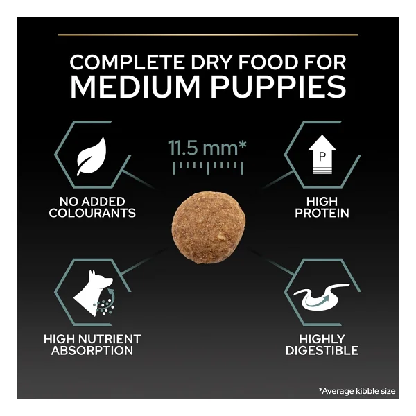 Pro Plan Medium Puppy Kuzu Etli 3 kg Orta Irk Yavru Köpek Maması - Görsel 8