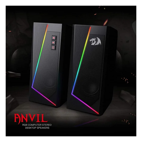 Redragon Anvil GS520 RGB USB 1+1 10 W Hoparlör - Görsel 2