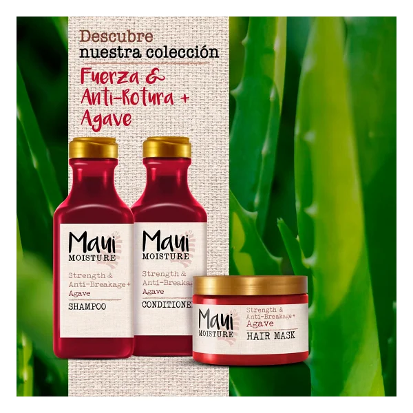 Maui Moisture Nem Dayanımı ve Kırılmayı Önleyici + Nemlendirici Agave Şampuan, Renk İşlem Görmüş veya Kimyasal Hasarlı Saçlar, Vegan, Silikon ve Paraben İçermez Sülfatsız Yüzey Aktif Maddeler, 13 fl o - Görsel 5
