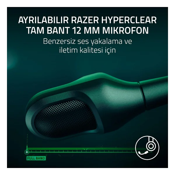 Razer Blackshark V3 Pro 7.1 USB Kablolu/Kablosuz Kulak Üstü Oyuncu Kulaklığı - Görsel 5