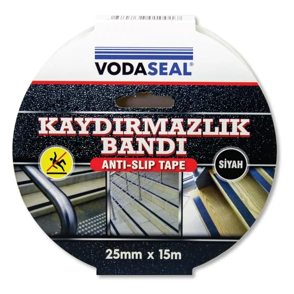 Vodaseal 53.01.011 Kaydırmaz Bant 25mmx15mt, Siyah - Görsel 3