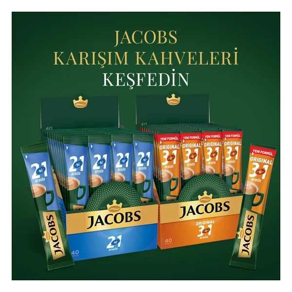 Jacobs 2'si 1 Arada Kahve 40x10.5 Gr - Görsel 3