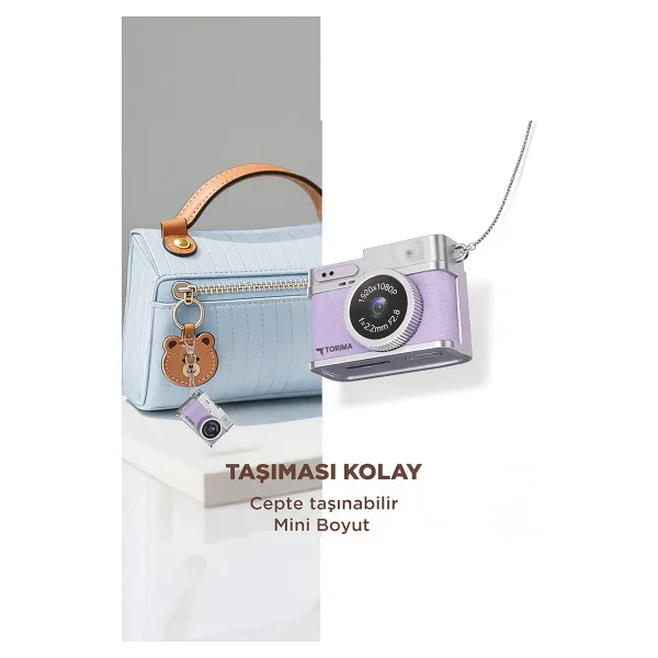 Torima Cmr35 Mor Dijital Fotoğraf Makinesi - Görsel 4