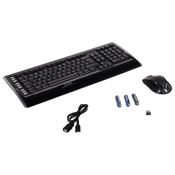 A4 Tech 9300f Q Kablosuz Klavye Mouse Seti - Görsel 2
