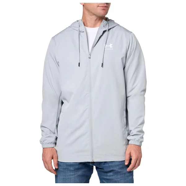 Under Armour Rival 1390149 Kapüşonlu Erkek Rüzgarlık - Görsel 4